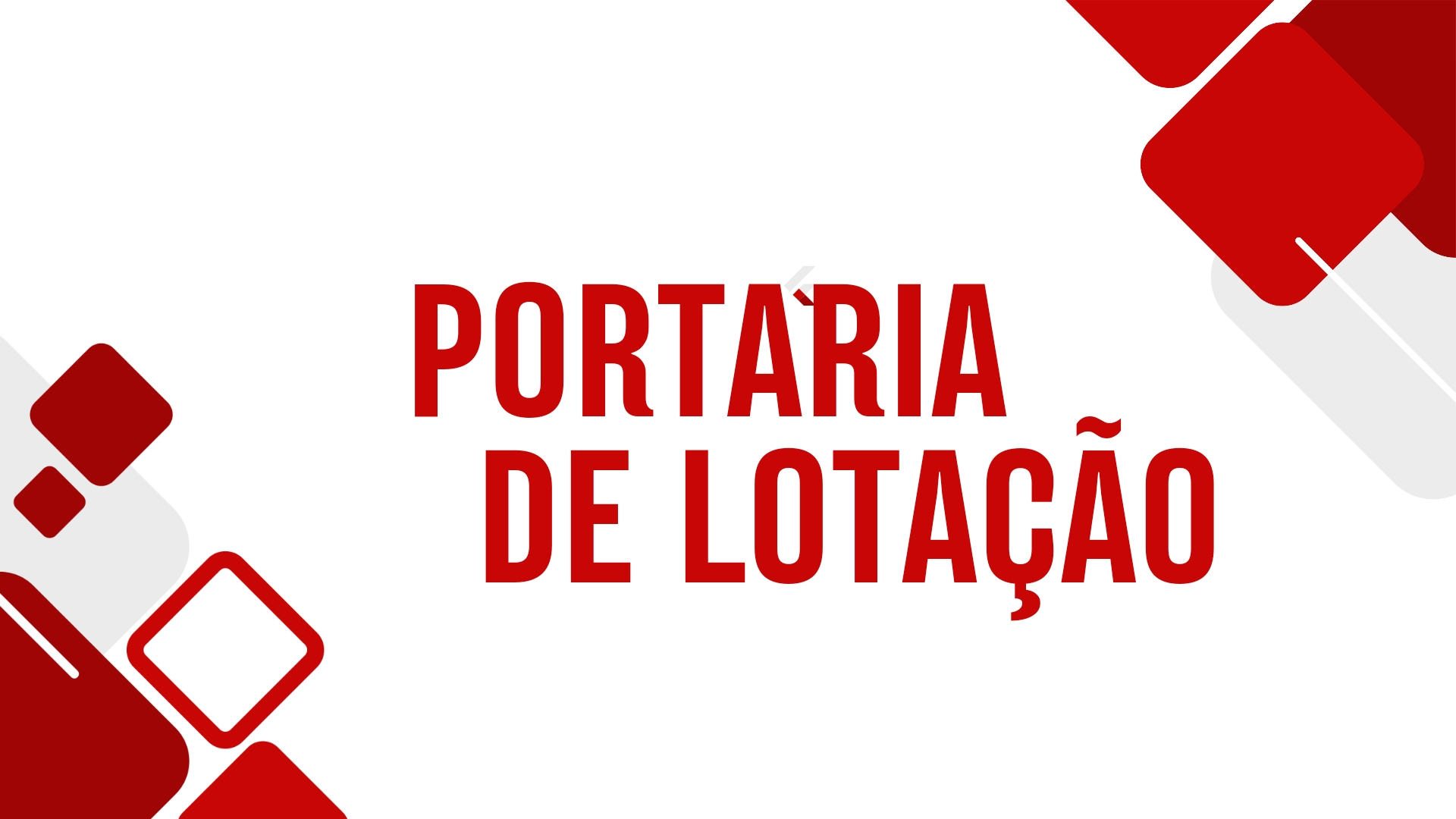 Portaria de Lotação