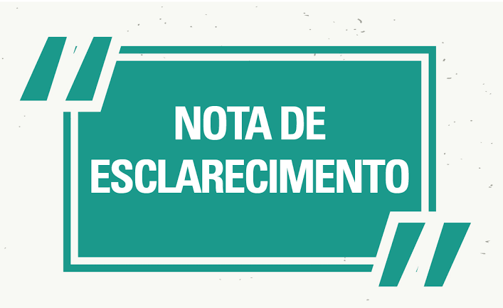 ​NOTA DE ESCLARECIMENTO
