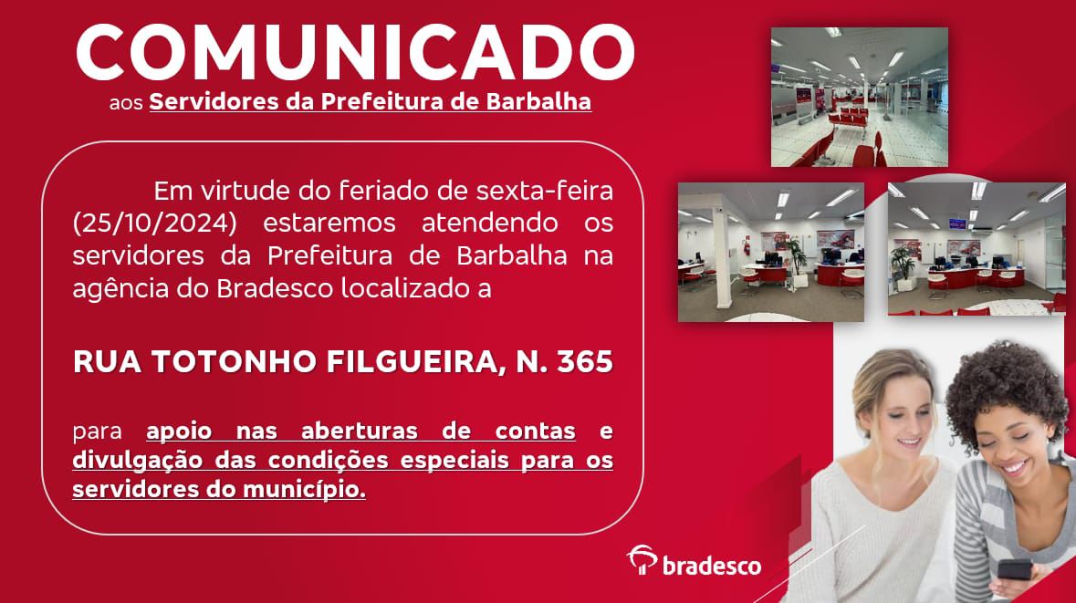 EQUIPE BRADESCO AUXILIA NO ATENDIMENTO DE ABERTURA DE CONTA.